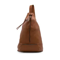 loewe pre-owned sac à dos anton en cuir (2003) - marron