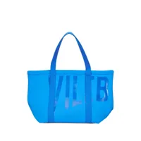 vilebrequin sac cabas à logo imprimé - bleu