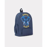 kenzo enfants sac à dos en toile unisexe bleu marine - tu