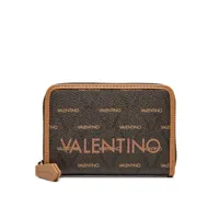 valentino portefeuille femme grand format liuto vps3kg137r marron