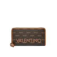valentino portefeuille femme grand format liuto vps3kg155r marron