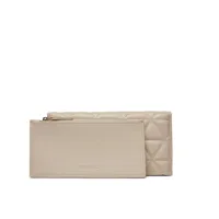 valentino portefeuille femme grand format carnaby vps7lo216 ãcru