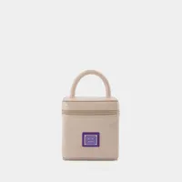 sac à main - acne studios - beige clair/violet