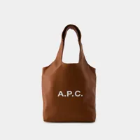 tote bag ninon small - a.p.c. - synthétique - noisette