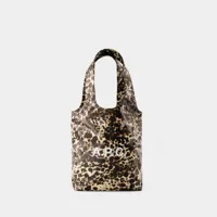 tote bag ninon small - a.p.c. - synthétique - imprimé léopard