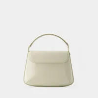 sac à main sleek medium - courreges - cuir - beige
