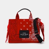 sac cabas the small tote en coton rouge