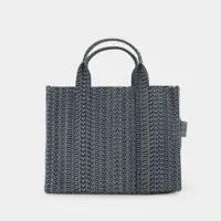 tote bag the medium - marc jacobs - coton - bleu