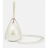 simone rocha pochette mini egg à perles fantaisie et cristaux