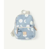 sac à dos maternelle bleu avec imprimé lune - tu