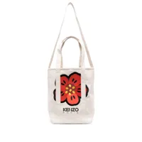 kenzo- boke flower embroidered tote bag
