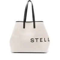 stella mccartney- logo canvas tote bag