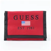 portefeuille guess american flag homme rouge