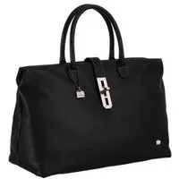 sac shopping elegant - cuir grainé noir