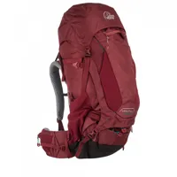 lowe alpine - women's manaslu nd 50 - sac à dos de trekking taille 50 l - small: 43-53 cm, rouge