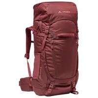 vaude - women's astrum evo 55+10 - sac à dos de trekking taille 55+10 l, rouge