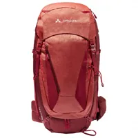 vaude - women's asymmetric 38+8 - sac à dos de montagne taille 38 + 8 l, rouge