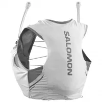 salomon - women's sense pro 5 with flasks - sac à dos trail taille 5 l - xxs, gris