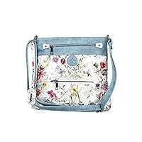 rieker handtasche, sac à main femme, multicolore (ice multi/blau), 280x60x280 centimeters (b x h x t)