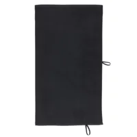 serviette de fitness coton noir taille 49 x 88 cm - domyos