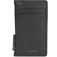 calvin klein porte-cartes cuir k50k510903bax - homme - leather