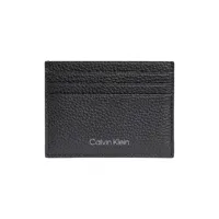 calvin klein porte-cartes cuir k50k507389bax - homme - leather