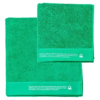benetton 50x90 cm towel 2 units vert  homme