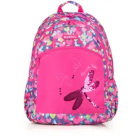 gabol wings 34x46x20 cm backpack adaptable to trolley rose