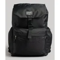 superdry vintage toploader backpack noir