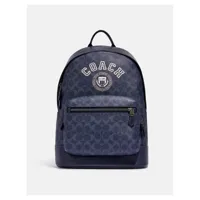 coach cb909 backpack bleu