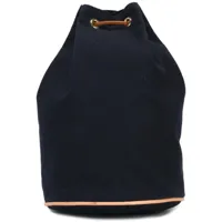 hermès pre-owned sac à dos à liens de resserrage - bleu