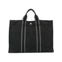 hermès pre-owned sac à main en toie - noir