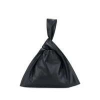 nanushka sac à main en cuir artificiel - noir