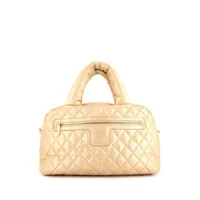 chanel pre-owned sac à main coco cocoon (2010) - rose