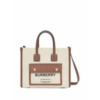 burberry mini sac à main freya - tons neutres