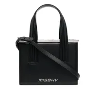 misbhv sac à main trinity en cuir - noir