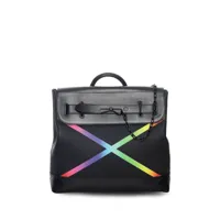 louis vuitton pre-owned sac à main rainbow steamer pm (2019) - noir