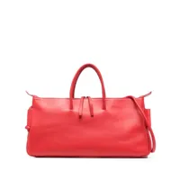 marsèll sac à main en cuir à design rectangulaire - rouge