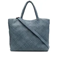 officine creative sac cabas class 35 à design tressé - bleu