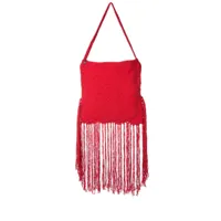 nannacay sac cabas chloe en crochet - rouge