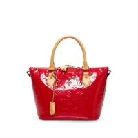louis vuitton sac à main vernis montebello pm pre-owned (2014) - rouge