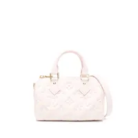 louis vuitton pre-owned mini sac à main speedy summer stardust 2way pre-owned - rose