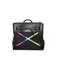 louis vuitton pre-owned sac à main rainbow steamer pm pre-owned (2019) - noir