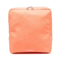 off-white sacoche à logo imprimé - orange