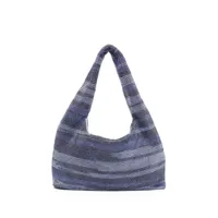 kara sac cabas à ornements en cristal - violet