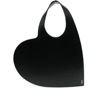 coperni sac cabas en cuir à design de cœur - noir