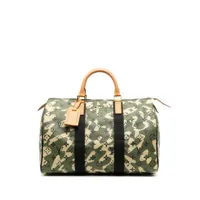 louis vuitton pre-owned sac à main monogramouflage speedy 35 (2008) - vert