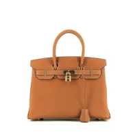 hermès pre-owned sac à main birkin 30 (2022) - orange
