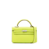 hermès pre-owned mini sac cabas kelly cut (2011) - vert