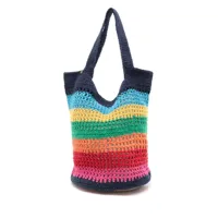nannacay sac cabas mia en crochet - multicolore